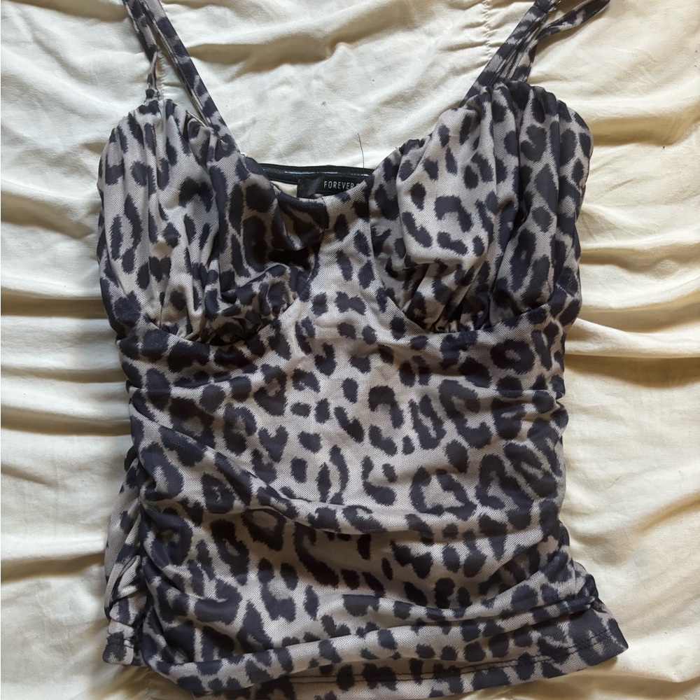 Forever 21 Leopard Print Camisole Top